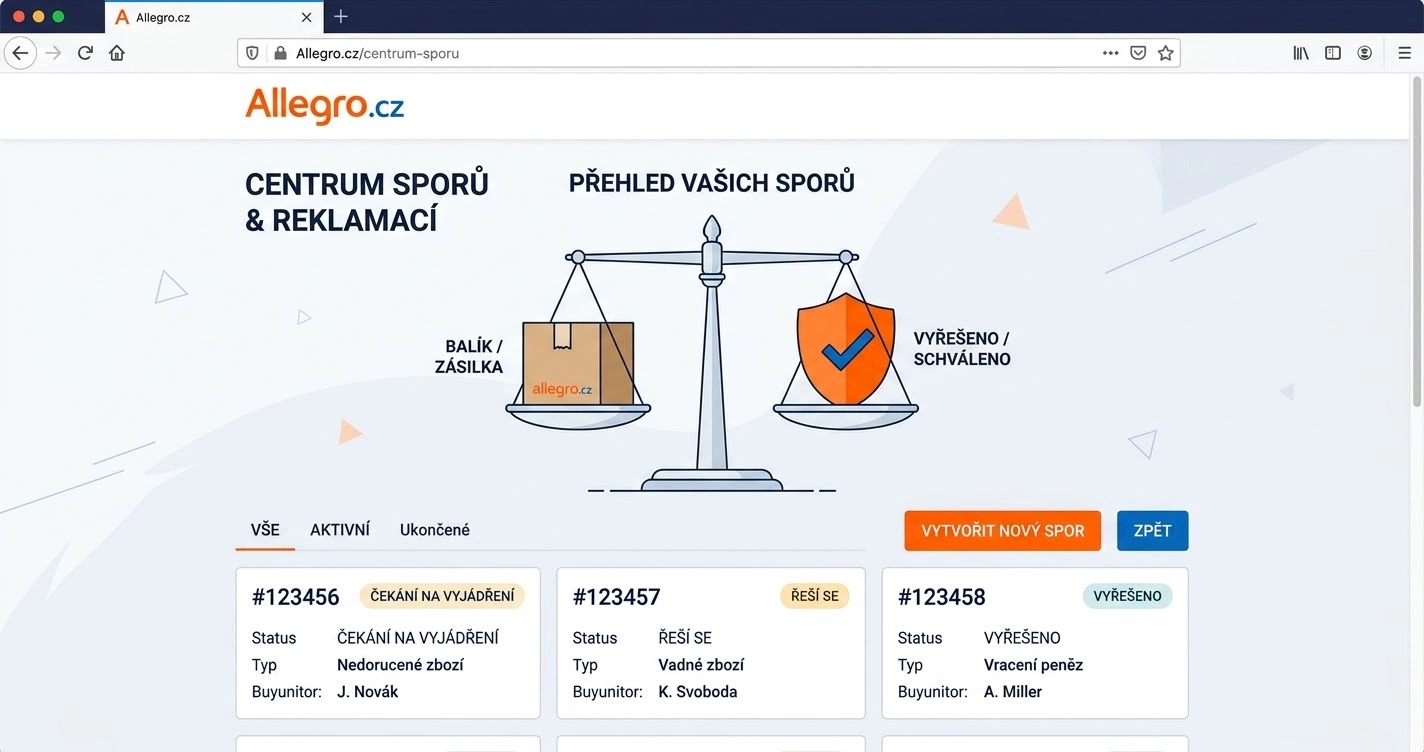 Опыт возврата на Allegro: как защитить свои права в Чехии при споре с продавцом bhptechmaster (Techmaster sp. z o.o.) 1 Спор (Diskuze) с продавцом bhptechmaster на платформе Allegro.cz